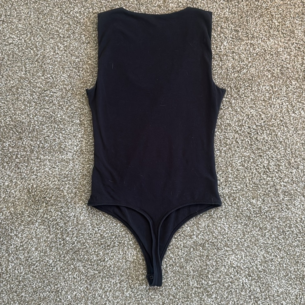 Abercrombie and Fitch Black Tank Bodysuit - Picture 5 of 6